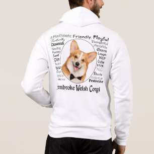 Sweat - shirt à capuche Corgi Traits