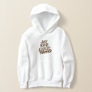 Sweat - shirt à capuche Customisé blanc avec poche