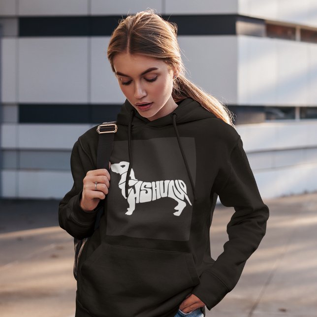 Sweat - shirt à capuche Dachshund (Créateur téléchargé)