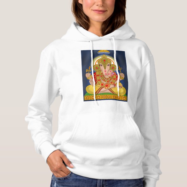 Sweat - shirt à capuche Dagdusheth Ganesha (Devant)
