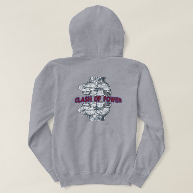 Sweat - shirt à capuche d'alimentation libre (Design dos)