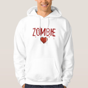 Sweat - shirt à capuche d'amour de zombi