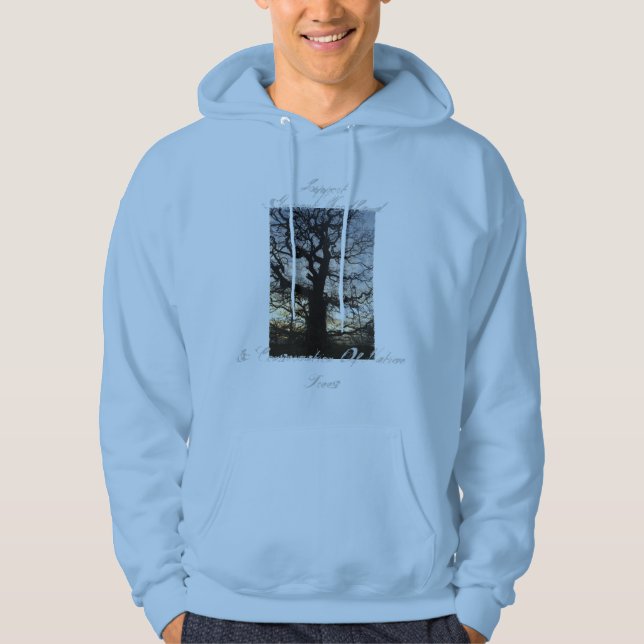Sweat - shirt à capuche d'appréciation des bois :  (Devant)
