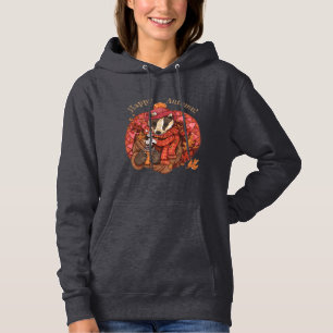 Sweat - shirt à capuche d'art insigne d'automne