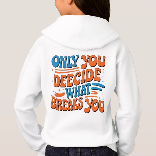 Sweat - shirt à capuche d'autonomisation rétro - ' (Dos)