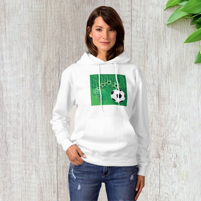 Sweat - shirt à capuche de balles de football fémi (Créateur téléchargé)