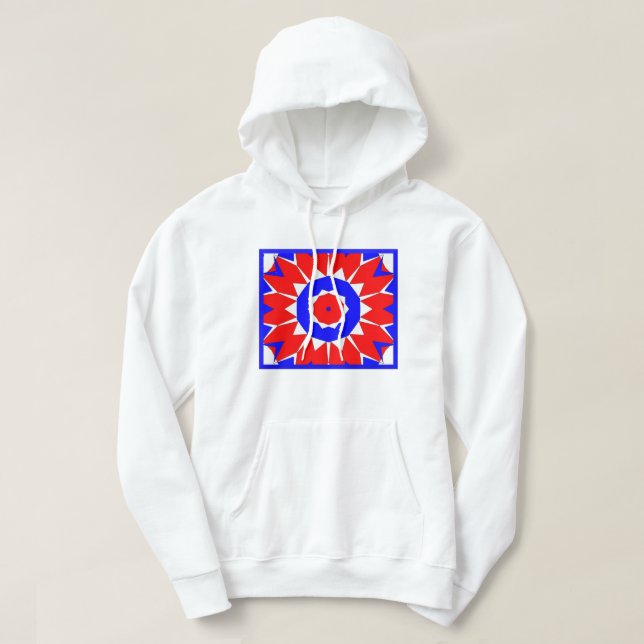 sweat - shirt à capuche de basculement 4 juillet (Design devant)