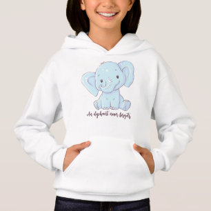 Sweat - shirt à capuche de basculement de fille