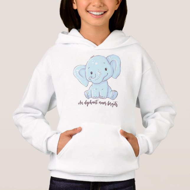 Sweat - shirt à capuche de basculement de fille (Devant)