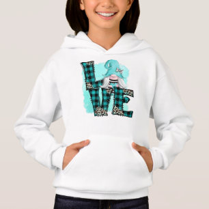 Sweat - shirt à capuche de basculement de fille