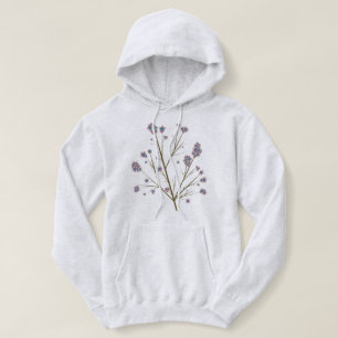 Sweat - shirt à capuche de basculement de fleurs p