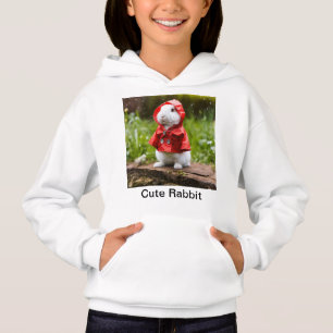 "Sweat - shirt à capuche de basculement de lapin R