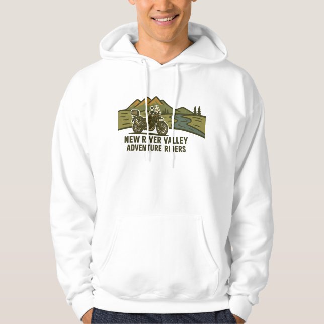 Sweat - shirt à capuche de basculement - Grand log (Devant)