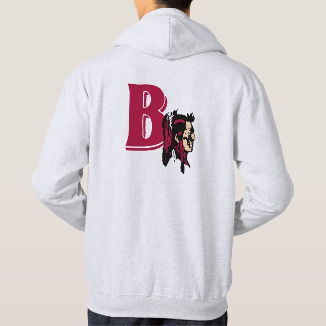 Sweat - shirt à capuche de basculement masculin :  (Dos)