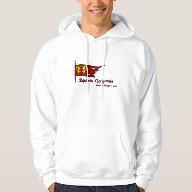 Sweat - shirt à capuche de base de Normannis pâle (Devant)