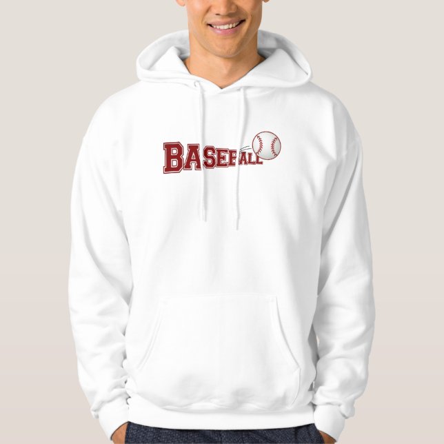 Sweat - shirt à capuche de baseball (Devant)