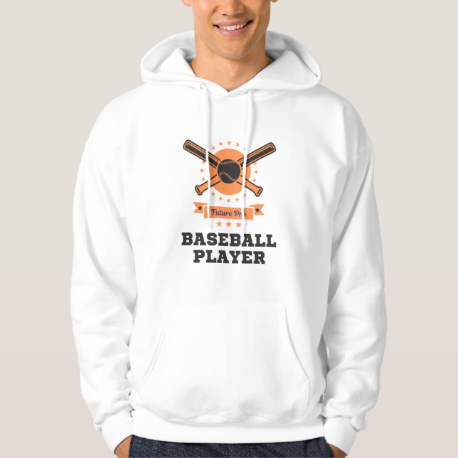 Sweat - shirt à capuche de baseball (Devant)