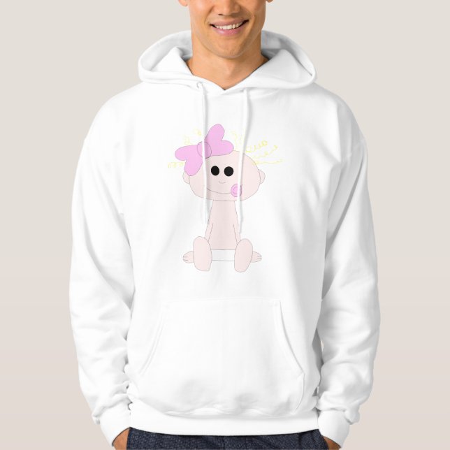 Sweat - shirt à capuche de bébé (Devant)
