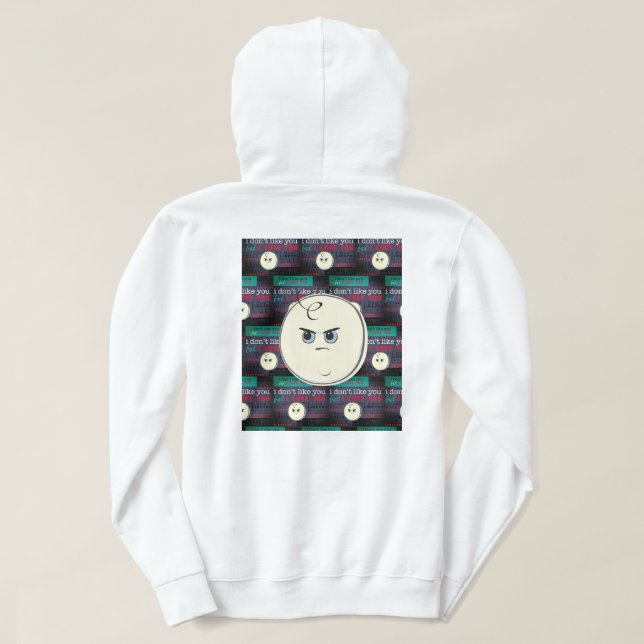 SWEAT - SHIRT À CAPUCHE DE BÉBÉ EN COLÈRE (Design dos)