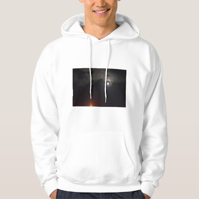 Sweat - shirt à capuche de blanc de couche-tard (Devant)