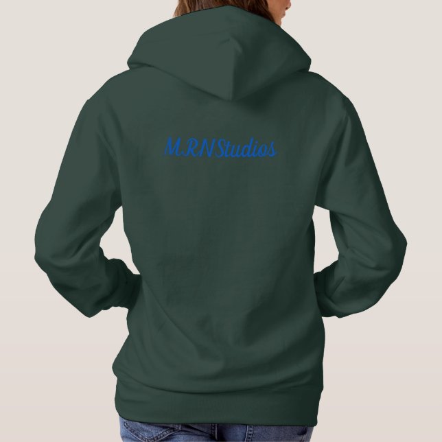 Sweat - shirt à capuche de bulles cassées (Dos)