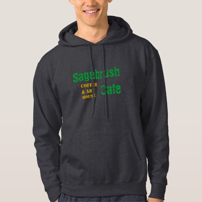 Sweat - shirt à capuche de café de Sagebrush (Devant)