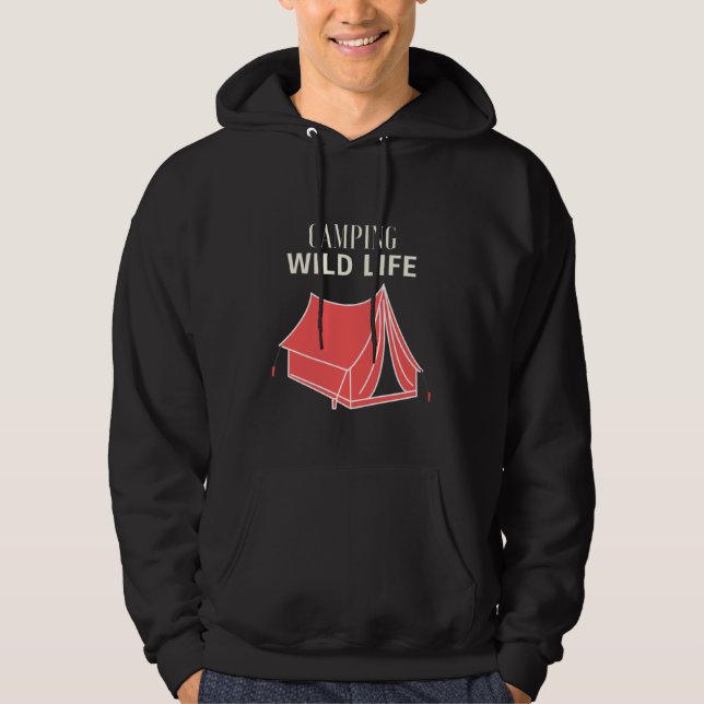 Sweat - shirt à capuche de camp (Devant)