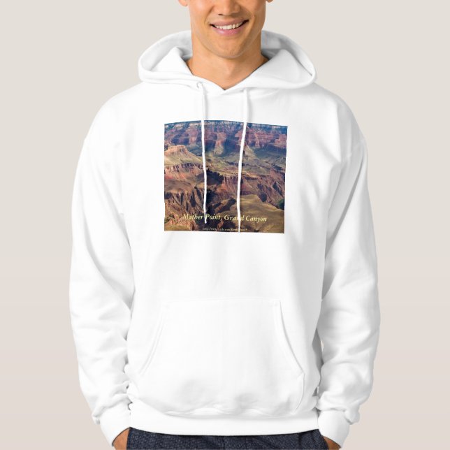 Sweat - shirt à capuche de canyon grand (Devant)
