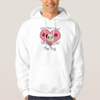 Sweat - shirt à capuche de carlin