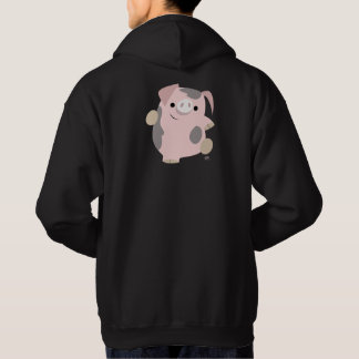 Sweat - shirt à capuche de cochon de caricature de