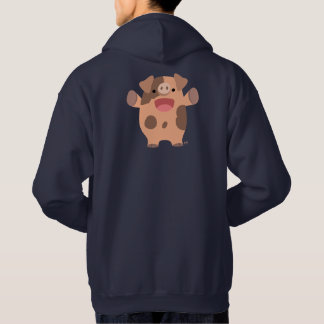 Sweat - shirt à capuche de cochon de dessin sympa