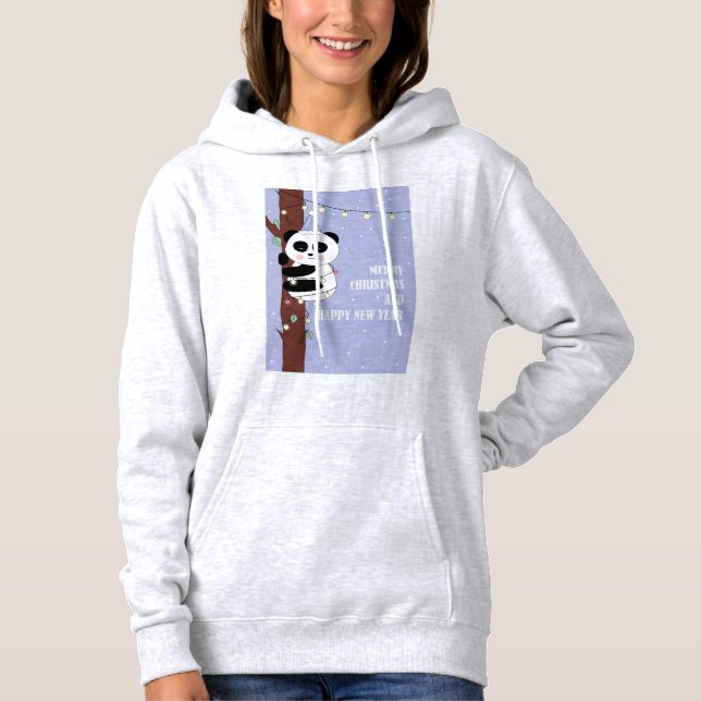 Sweat - shirt à capuche de conception Panda (Devant)
