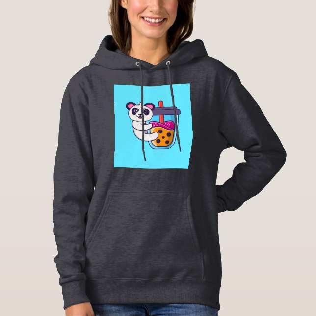 Sweat - shirt à capuche de conception Panda (Devant)