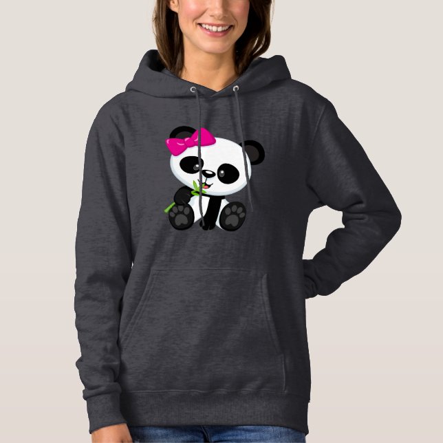 Sweat - shirt à capuche de conception Panda (Devant)