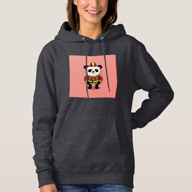 Sweat - shirt à capuche de conception Panda (Devant)