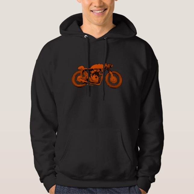 Sweat - shirt à capuche de coureur de café - (Devant)