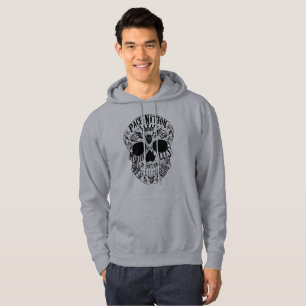 Sweat - shirt à capuche de crâne de sucre