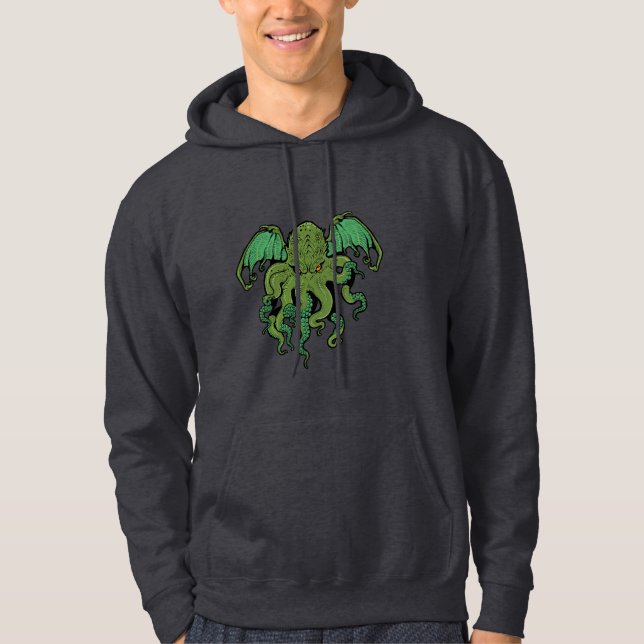 Sweat - shirt à capuche de Cthulhu (Devant)