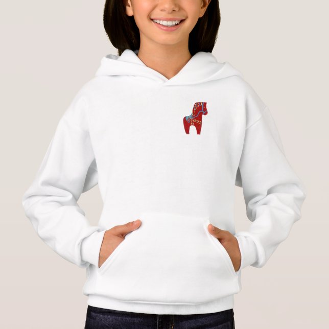 Sweat - shirt à capuche de Dala de la fille (Devant)