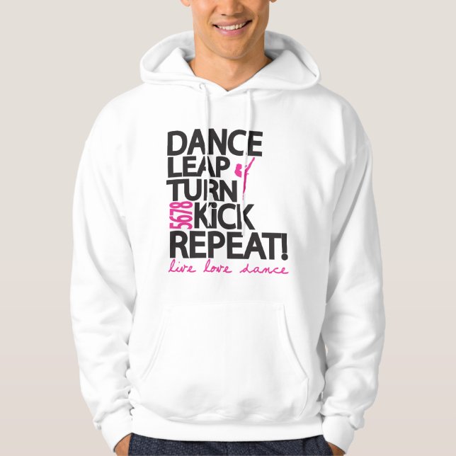 Sweat - shirt à capuche de danseur de répétition (Devant)