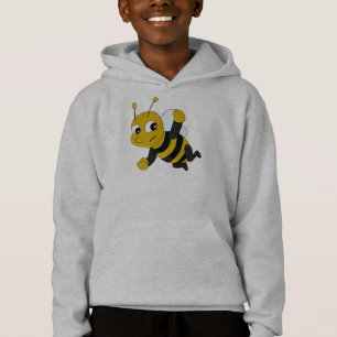 Sweat - shirt à capuche de dessin animé d'abeilles