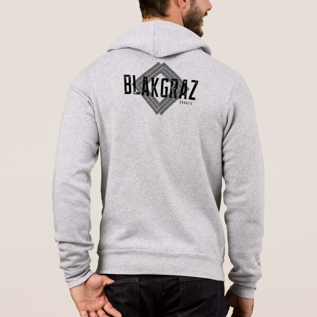 Sweat - shirt à capuche de diamant chaotique Blakg (Dos)