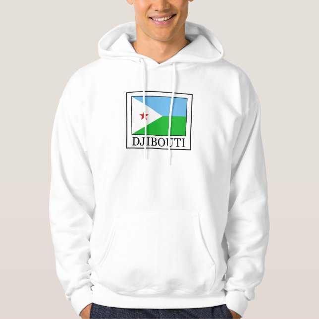 Sweat - shirt à capuche de Djibouti (Devant)