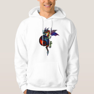 Sweat - shirt à capuche de dragon de Ying Yang