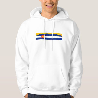 Sweat - shirt à capuche de drapeau de chaîne de