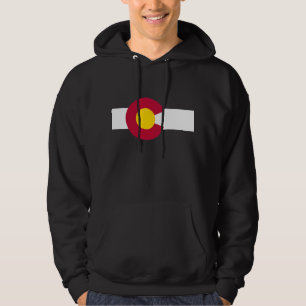 Sweat - shirt à capuche de drapeau du Colorado