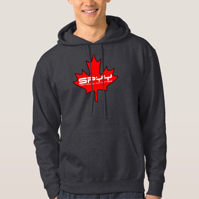 Sweat - shirt à capuche de feuille de SPYY (Devant)