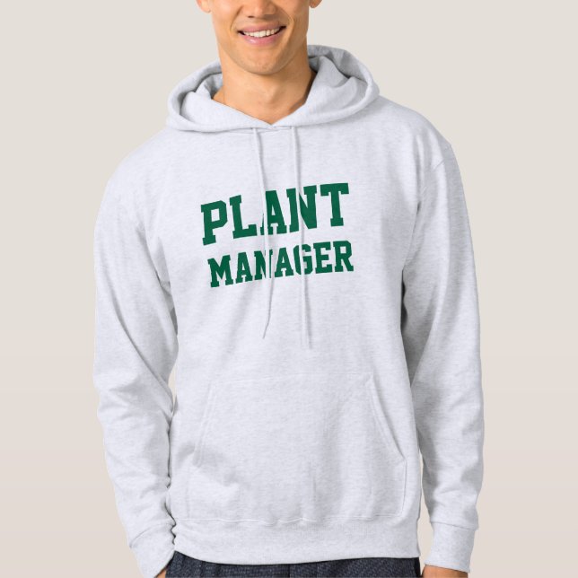 Sweat - shirt à capuche de jardinage masculin (Devant)