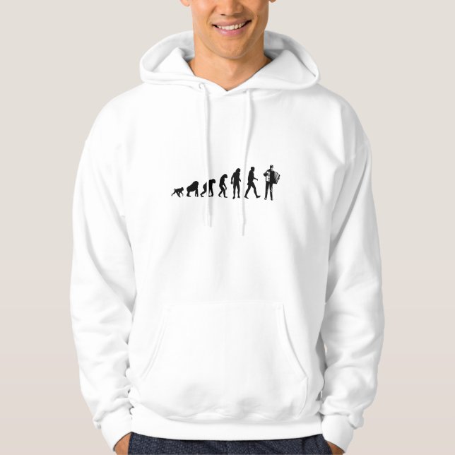 Sweat - shirt à capuche de joueur d'accordéon (Devant)