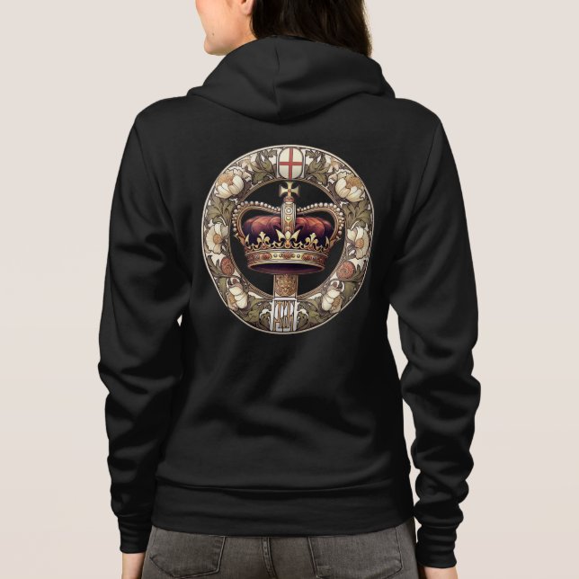 Sweat - shirt à capuche de la Couronne 1 (Dos)